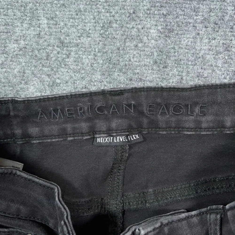 American Eagle‎ Slim Straight Jeans Mens 30x32 Next Level Flex Black Denim